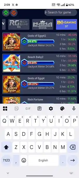 Screenshot of Slot Jackpot Monitor Lie Updates